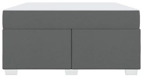 Estrutura da Cama Outros Cinzento escuro 160 x 200 cm tecido