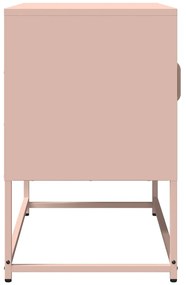 Móvel de TV 68x39x60,5 cm aço laminado a frio rosa