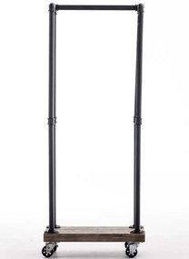 Suporte para lenha Forks 30 x 60 x 150 Preto