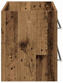 Armário lavatório 100x38,5x48 cm deriv. madeira madeira velha