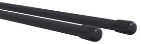 Suportes de parede p/ ferramentas de jardim 8 pcs aço preto