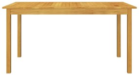 7 pcs conjunto de jantar para jardim com almofadões castanho