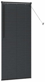 Persiana de Janela com cortinas Outros Manual Preto 80 x 130 cm Alumín