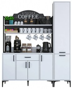 Armário Multiusos JE149 – Branco – 160x198,6x40 cm