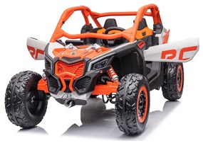 BUGGY MAVERICK UTV  XL 24V MP4 CARRO ELÉTRICO INFANTIL 2 LUGARES LARANJA