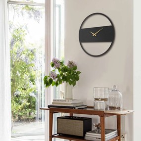 Relógio de Parede Decorativo Aps103 – Preto – 49 x 49 cm