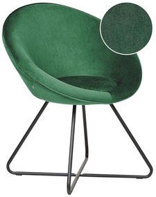 Cadeira em veludo verde FLOBY II Beliani