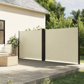 Toldo lateral retrátil 180x1000 cm cor creme