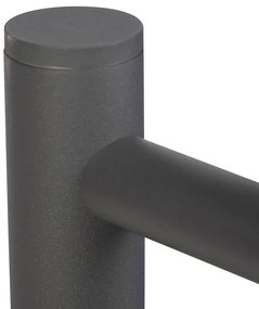 Candeeiro de pé moderno para exterior cinzento escuro 65 cm - Humilis Moderno