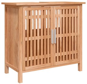 2 pcs conjunto de móveis p/ casa de banho nogueira maciça