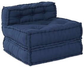 vidaXL Almofada Azul 70 x 70 x 54 cm Poliéster