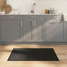 vidaXL Tapete retangular 70x100 cm bambu preto