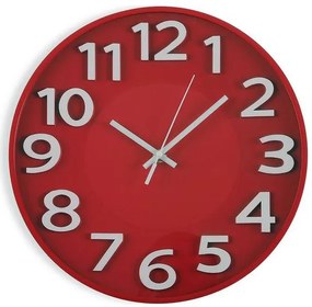 Relógio de Parede Plástico (4,3 x 30 x 30 cm)