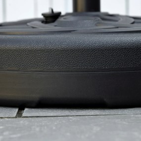 Base para Chapéu de Sol de PE Redonda Suporte para Chapéu de Sol 2,5kg
