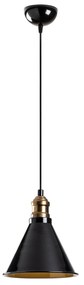 Candeeiro de Teto Berceste – Preto – 19 cm Diâmetro x 117 cm Altura