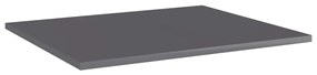 Prateleiras para estante 8 pcs derivados de madeira cinza