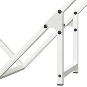 Suporte para lenha 60x25x60 cm aço laminado a frio branco