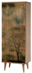 Sapateira Filinta – Carvalho Sonoma – 50 cm x 135 cm x 38 cm