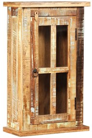 245139 vidaXL Armário de parede em madeira recuperada maciça 44x21x72 cm