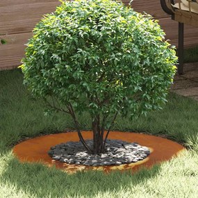 Plantadeira de Aço Corten Aço corten Diâmetro de 70 cm Durável