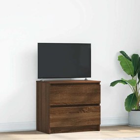 Móvel de TV 60x35x54 cm derivados de madeira carvalho castanho