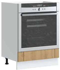 vidaXL Armário Forno Lucca derivados de madeira carvalho artisiano