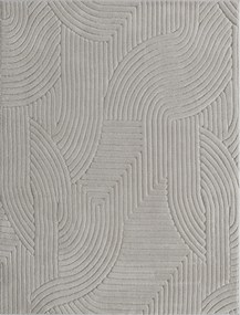 HOMCOM Tapete Sala de Estar 160x230 cm Tapete Pelo Curto Estilo Moderno Base Antiderrapante Tecida à Máquina Cinzento | Aosom Portugal