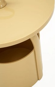 MESA DE APOIO IRIS Ø 44X43 CM CREME