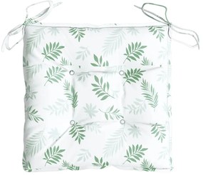 Almofadões p/ cadeira 6 pcs tecido oxford padrão folhas