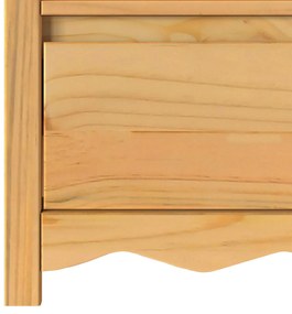 Cabide de TV vidaXL "DRAMMEN" 99x43x55 cm de Madeira Sólida de Pinheir