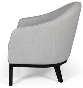 Cadeira Wing Leon – Cinzento Claro – 75x90x82 cm