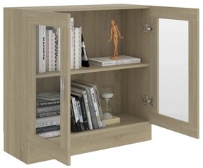 Vitrine Real de 80cm - Carvalho - Design Moderno