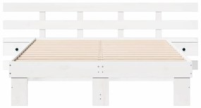 Estrutura da Cama com gaveta Branco 120 x 200 cm