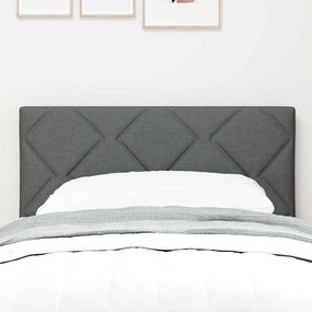 Cabeceira LED vidaXL Design de Blocos de Diamante Cinza Escuro 80 cm T