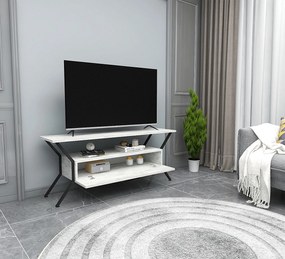 Móvel TV Tarz – Cinza/Preto – 124 cm x 54 cm x 35 cm