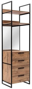 Roupeiro Dynamic – Pinho Atlântico – 64 x 225 x 52 cm