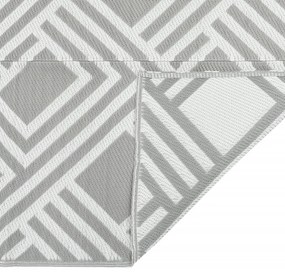 Tapete de exterior 80x150 cm ARAKIL PP cinzento