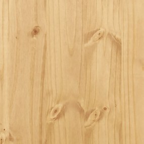 Armário com gavetas Corona 80x43x114 cm madeira de pinho maciça