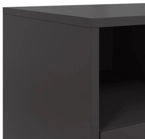 Móvel de TV 68x39x60,5 cm aço preto