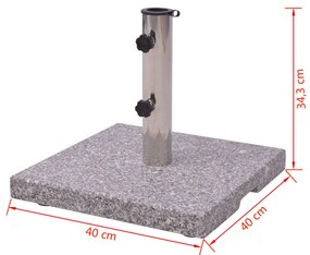 Base para guarda-sol do granito / 20kg
