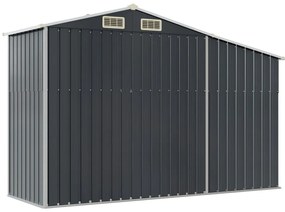Abrigo de jardim 277x93x179 cm aço galvanizado antracite