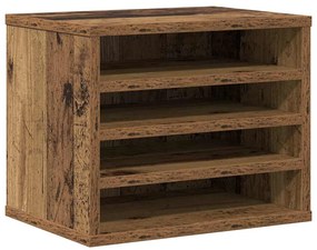 Organizador de Mesa Madeira Velha 36x26x29.5 cm Madeira de Engenharia