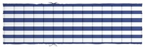 Almofadão p/ espreguiçadeira tecido oxford riscas azul/branco