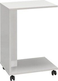 Mesa de Apoio "Volare" - Branco - 35x65x45cm - Design Moderno