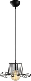 Candeeiro Tel – Preto – Diâmetro 30 cm, Altura 110 cm
