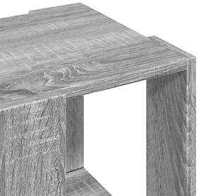 Mesa de centro 32x32x30 cm derivados de madeira cinzento sonoma