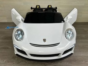 Carro elétrico para crianças Desportivo RUF CTR3 24V 2.4G MP4, Rodas de borracha, 2 lugares em pele sintética Branco