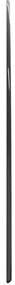 Placa de vidro semicircular para lareira 1200x600 mm