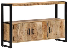Armário lateral 120x30x75 cm madeira de mangueira maciça