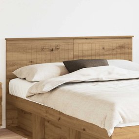 vidaXL Cabeceira Carvalho Artesanal 150 cm Madeira processada